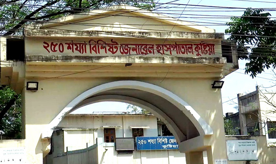 কুষ্টিয়ায় স্ত্রী ও দুই কন্যাকে হত্যাচেষ্টার পর নিজের গলা কাটলেন যুবক
