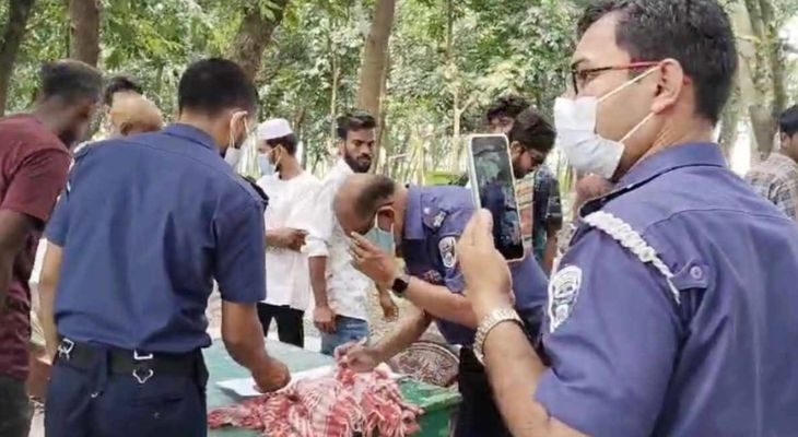 দাফনের ৫৫ দিন পর কবর থেকে তোলা হলো বাবলু ফারাজীর মরদেহ