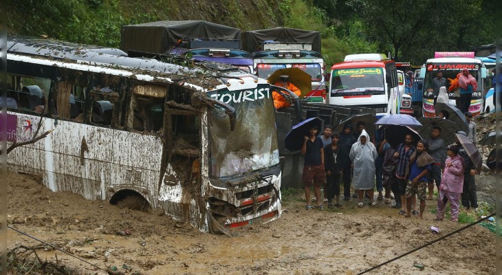 নেপালে ভয়াবহ বন্যা-ভূমিধস, নিহত অন্তত ১১২