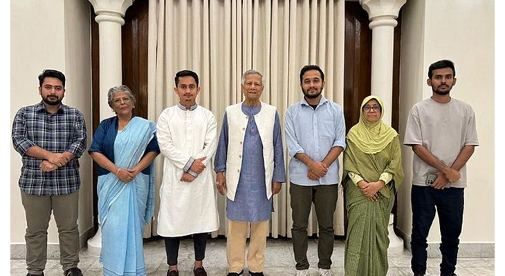 জুলাই স্মৃতি ফাউন্ডেশনের সম্পাদক সারজিস, প্রধান নির্বাহী স্নিগ্ধ