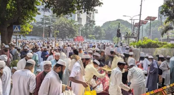 জুমার নামাজ শেষে কাকরাইল মসজিদ ছাড়ল সাদপন্থীরা