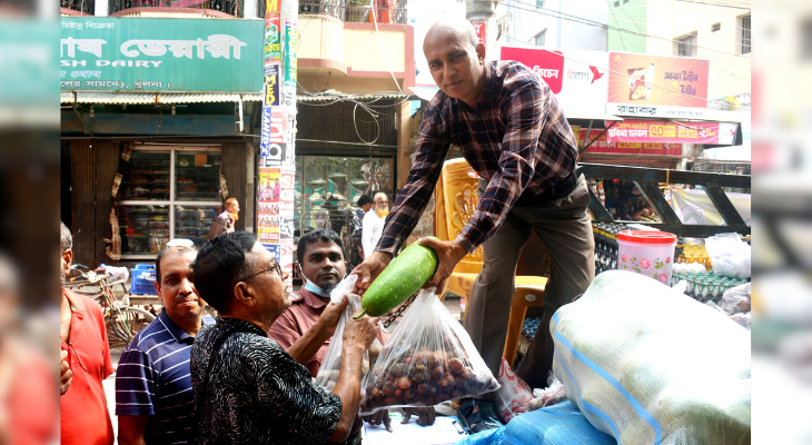 নগরীর ১০টি স্থানে ভর্তুকিমূল্যে কৃষিপণ্য বিক্রি