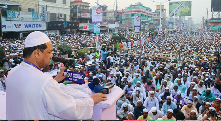 দুর্নীতিবাজ, খুনি, স্বার্থান্বেষী মহলকে আর ক্ষমতায় দেখতে চাই না: চরমোনাই পীর