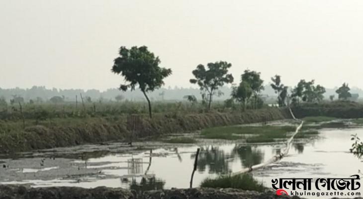 শ্যামনগরের জনবসতি এলাকার কৃষি জমি থেকে বালু উত্তোলন, ঝুঁকিতে পরিবেশ