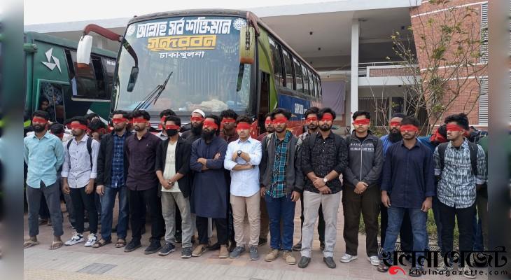 প্রধান উপদেষ্টার সঙ্গে দেখা করতে ঢাকার পথে কুয়েটের ৮০ শিক্ষার্থী