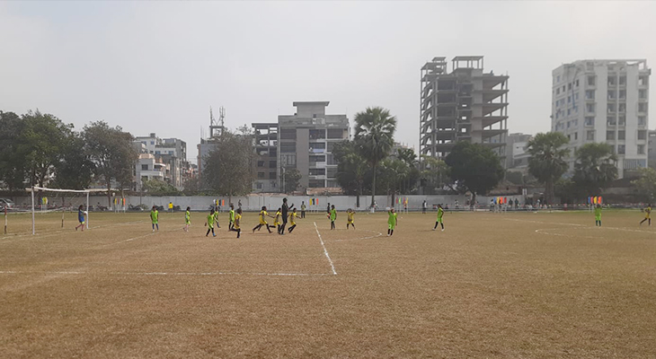 প্রাথমিক বিদ্যালয় গোল্ডকাপ ফুটবলে যে ৪ দলের জয়