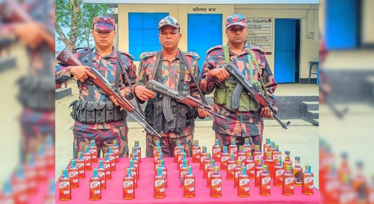 যশোর সীমান্তে ৪৩ লাখ টাকার মাদকসহ বিভিন্ন পন্য জব্দ