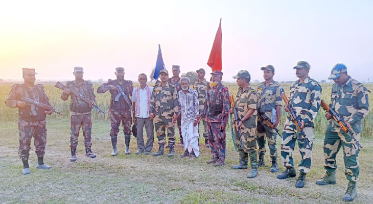 সীমান্তে ২ ভারতীয় নাগরিকের অনুপ্রবেশ, বিএসএফের অনুরোধে ফেরত দিল বিজিবি