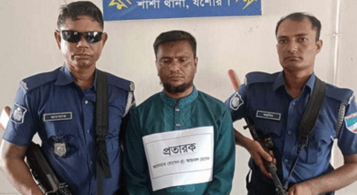 শার্শায় ৩০ মামলার আসামি আনোয়ার আটক