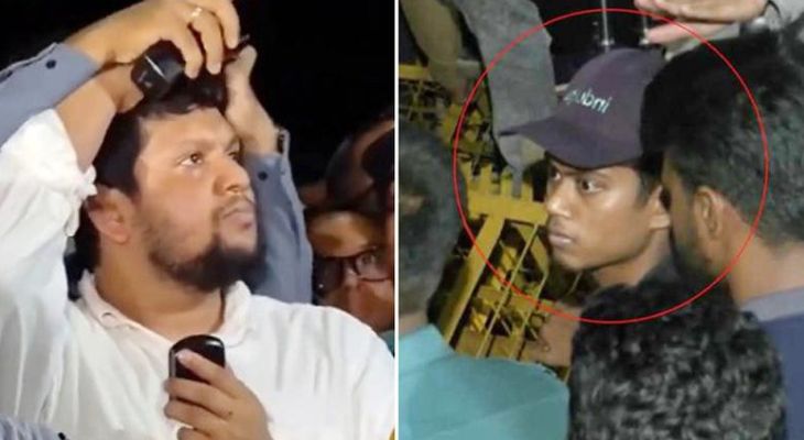 তথ্য উপদেষ্টাকে লক্ষ্য করে বোতল নিক্ষেপকারী আটক