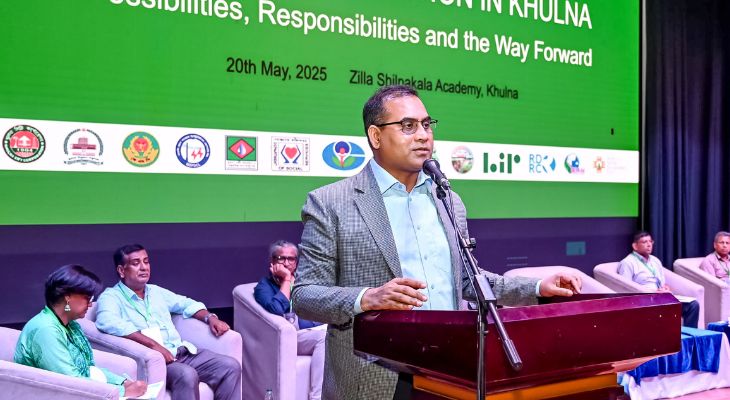 ন্যায্য ও অন্তর্ভুক্তিমূলক খুলনা নগরী শীর্ষক দিনব্যাপী সম্মেলনের উদ্বোধন