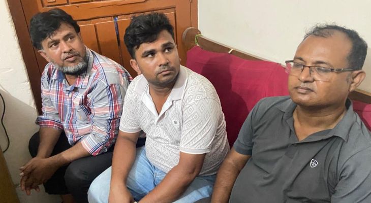 ভূয়া ম্যাজিস্ট্রেট-পুলিশ-সাংবাদিক পরিচয়ে চাঁদাবাজির অভিযোগে আটক ৩
