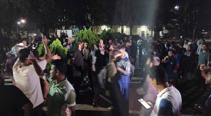 রাবিতে ছাত্রজোট ও শাহবাগবিরোধীদের দফায় দফায় সংঘর্ষ