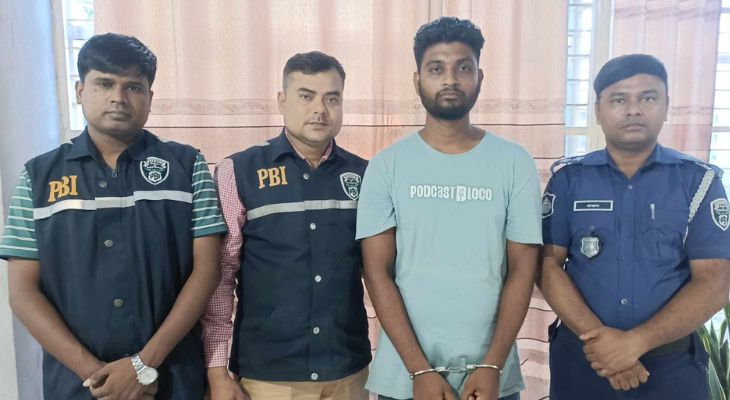 যশোরে স্ত্রী হত্যায় অভিযুক্ত স্বামী মুন্সিগঞ্জে আটক