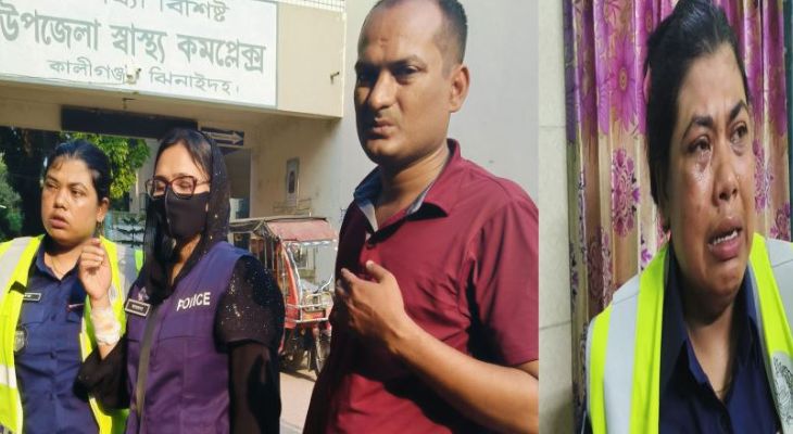 কোতোয়ালি থানার তিন পুলিশ সদস্য কালীগঞ্জে হামলার শিকার