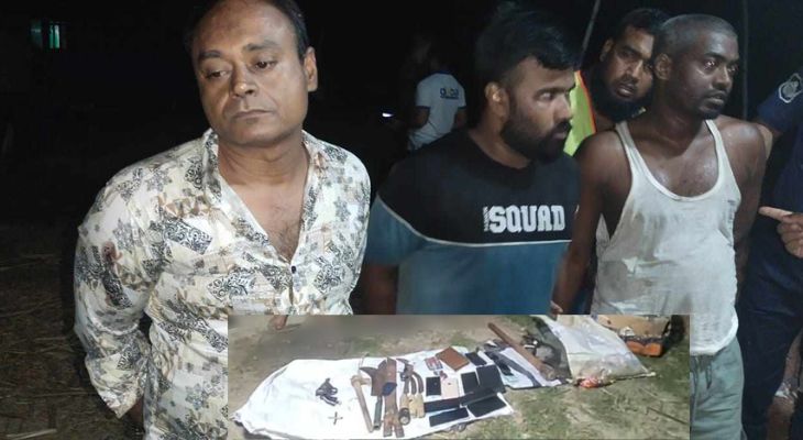 গ্রেনেড বাবুর সহযোগী তুহিনসহ আটক ৩, অস্ত্র উদ্ধার