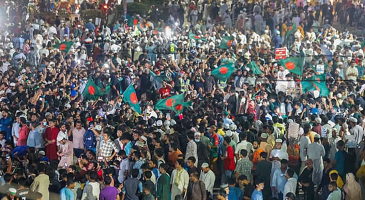 আওয়ামী লীগ নিষিদ্ধে ১ ঘণ্টার আল্টিমেটাম