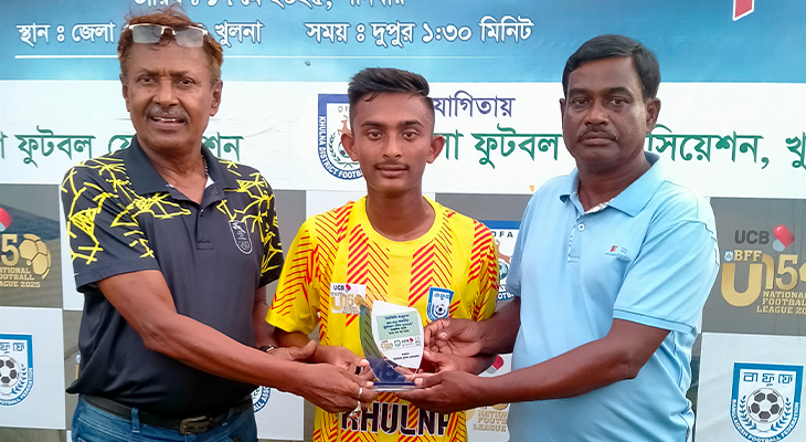 অনুর্ধ্ব-১৫ ফুটবল লীগ ফাইনালে খুলনার প্রতিপক্ষ যশোর