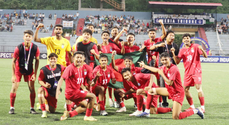 নেপালকে হারিয়ে সাফের ফাইনালে বাংলাদেশ