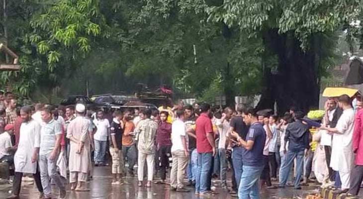 কাকরাইলে বিএনপি নেতাকর্মীদের রাতভর অবস্থান