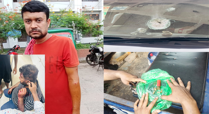 দিনে-দুপুরে ট্যাংক লরি’র নেতা ফরহাদসহ গুলিবিদ্ধ ৩