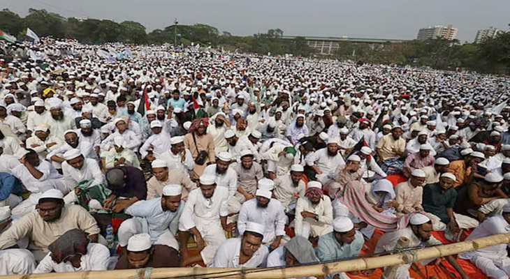 সোহরাওয়ার্দী উদ্যানে হেফাজতের মহাসমাবেশ শুরু