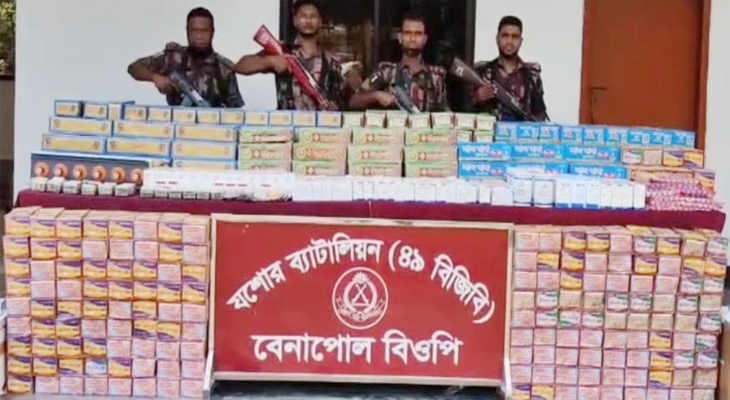 যশোরে দুই কোটি টাকার চোরাচালানী মালামাল আটক