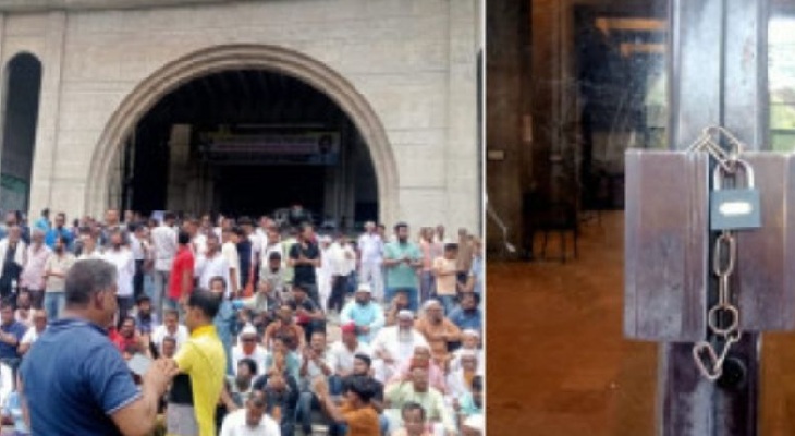 ইশরাককে মেয়র ঘোষণার দাবিতে নগর ভবনে তালা