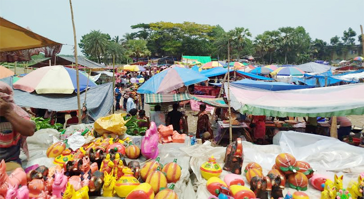 তেরখাদায় তিনশ’ বছরের ঐতিহ্যবাহী বুড়িমার গাছতলায় মিলনমেলা