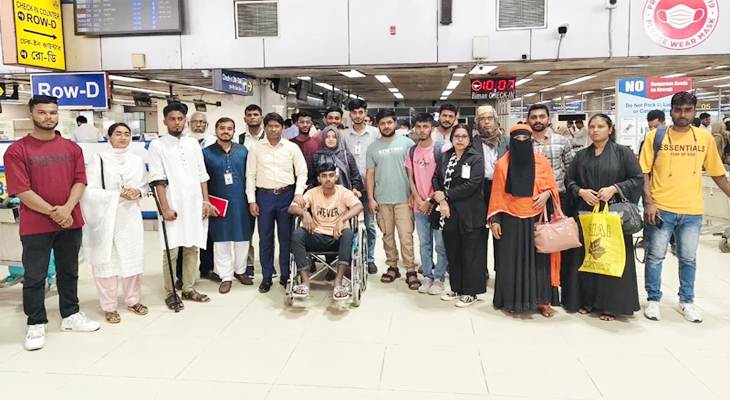 চিকিৎসার জন্য আহত সাত জুলাই যোদ্ধা থাইল্যান্ডে, যাবেন আরও ২০ জন