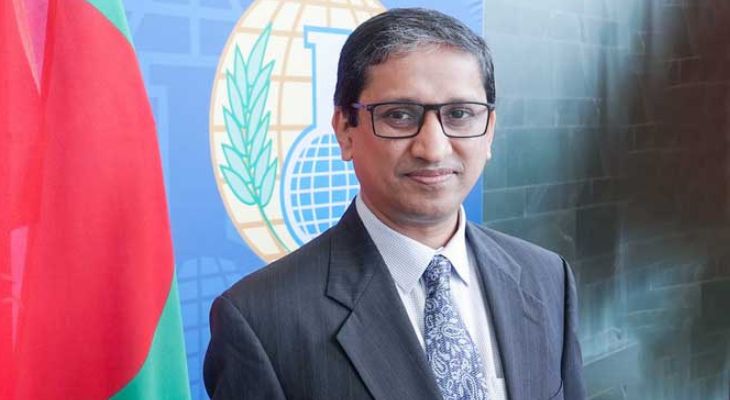 ভারতে নিযুক্ত নতুন হাইকমিশনার রিয়াজের ক্রেডেনশিয়াল স্থগিত