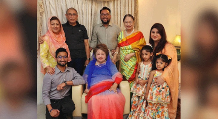 দীর্ঘদিন পর গুলশানে পারিবারিক অনুষ্ঠানে খালেদা জিয়া