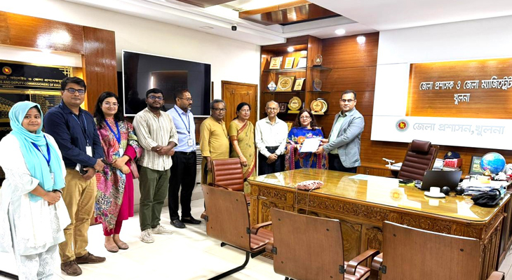 প্লাস্টিক দূষণ প্রতিরোধে কার্যকর পদক্ষেপের দাবিতে সনাকের স্মারকলিপি প্রদান