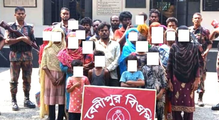 জীবননগর সীমান্তে ২৬ বাংলাদেশীকে বিজিবির কাছে হস্তান্তর বিএসএফের