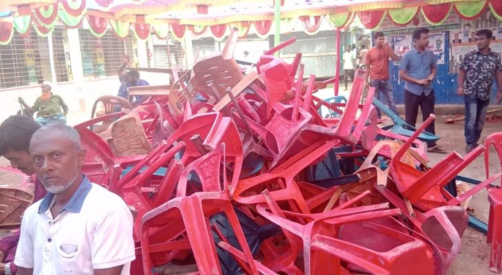 মোরেলগঞ্জে বিএনপির দুই গ্রুপে সংঘর্ষের ঘটনায় ৫২ জনের বিরুদ্ধে মামলা