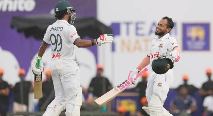 নাজমুলের পর মুশফিকেরও সেঞ্চুরি, ৩ উইকেটে ২৯২ রান নিয়ে দিন পার করল বাংলাদেশ