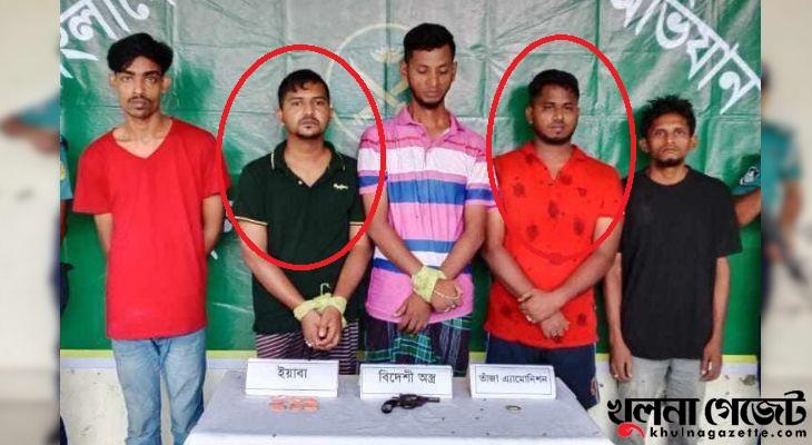 খুলনায় অস্ত্র ও ইয়াবাসহ আটক ছাত্রদল নেতা রাজু ও শামীমকে বহিষ্কার