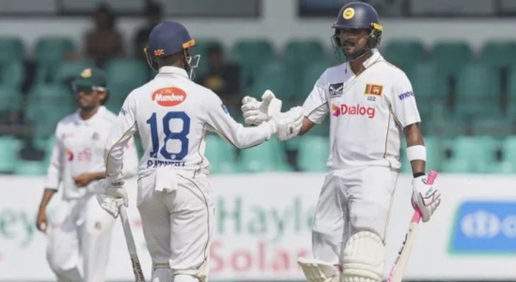নিশাঙ্কার সেঞ্চুরিতে রানের পাহাড়ে চাপা পড়ার শঙ্কায় বাংলাদেশ