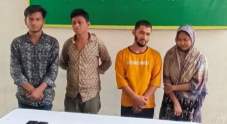 সাতক্ষীরায় চাঁদাবাজি ও মাদক ব্যবসায় জড়িত থাকার অভিযোগে যুবদল নেতাসহ আটক ৪