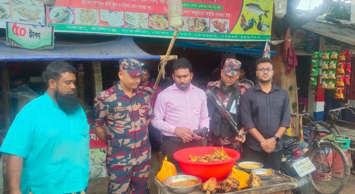 নোংরা পরিবেশে খাবার তৈরি : নলতায় দুই রেস্টুরেন্টকে জরিমানা