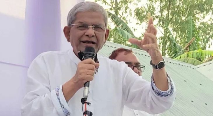 খালেদা জিয়া বিশ্বাস করেন গণতন্ত্র ছাড়া রাষ্ট্রের উপকার হয় না: মির্জা ফখরুল