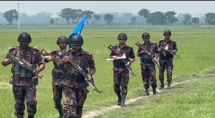 ভারতে চামড়া পাচাররোধে যশোর সীমান্তে বিজিবি সতর্কাবস্থায়