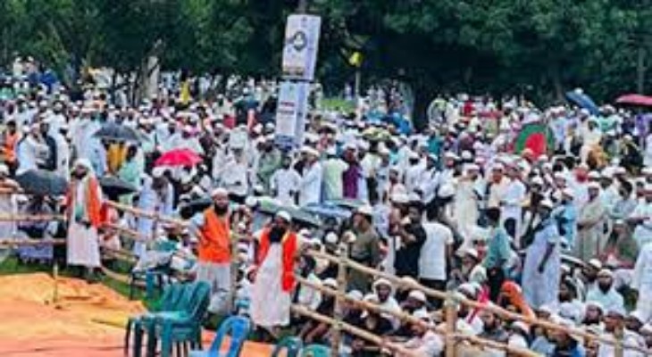 সোহরাওয়ার্দী উদ্যানে ইসলামী আন্দোলনের সমাবেশ চলছে