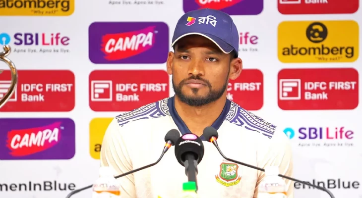 টেস্ট অধিনায়কত্ব ছাড়ার ঘোষণা দিলেন শান্ত