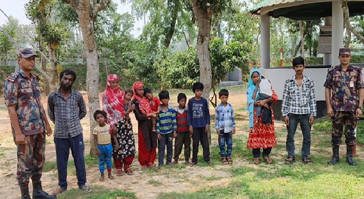 তিন সীমান্ত দিয়ে ৩২ জনকে ঠেলে দিল বিএসএফ