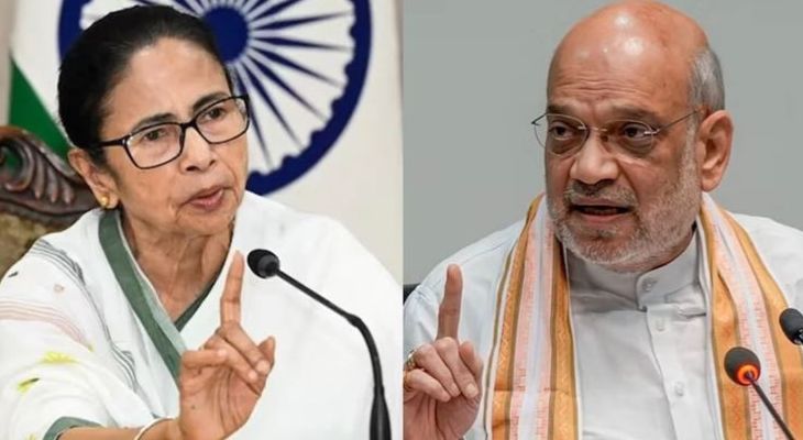 মমতা বাংলাদেশিদের জন্য পশ্চিমবঙ্গের সীমান্ত খুলে দিয়েছেন: অমিত শাহ