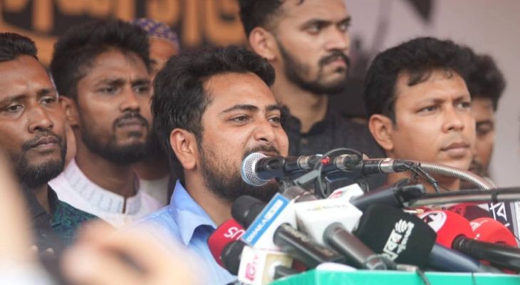 বিএনপি এখন চাঁদাবাজের দলে পরিণত হয়েছে, অভিযোগ নাহিদ ইসলামের