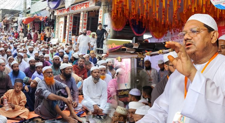 এদেশে আর নতুন করে চাঁদাবাজ ও লুটকারিদের স্থান হবেনা : চরমোনাই পীর