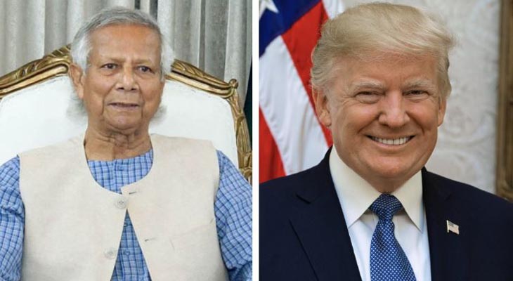 প্রধান উপদেষ্টাকে পাঠানো চিঠিতে যা লিখেছেন ট্রাম্প