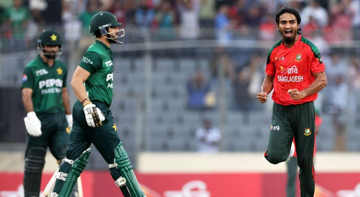শ্বাসরুদ্ধকর ম্যাচে পাকিস্তানকে হারিয়ে সিরিজ বাংলাদেশের